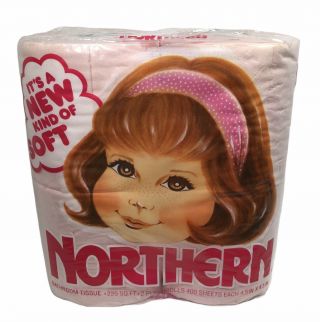 Vintage Northern Pink Toilet Paper Bathroom Tissue Nos Prop