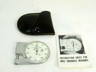 Ames Pocket Thickness Measure Model: 25m,  01mm.  B.  C.  Ames Co.  Greiner Jg17