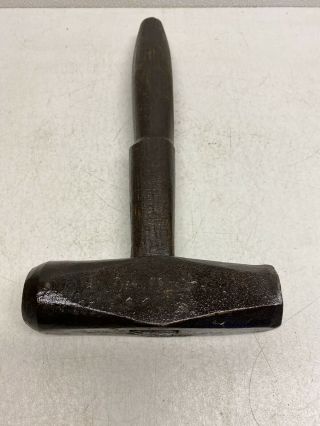 Vintage Blacksmith Rounding Riveting Hammer 3 Pound 3