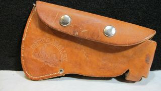 Snow And Nealley Leather Ax Sheath Only Idaho Mountain Cabin Find