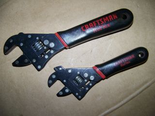 Craftsman Reflex Adjustable Crescent Wrench Set 45781 45782