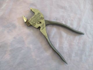 Vintage Eifel - Geared Plierench 8 1/2 Inch With Adjustable Jaw - Made In Usa