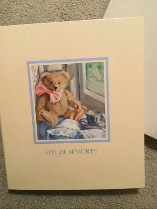 Hallmark Teddy Bear Special Memories Vintage Scrapbook Album Made In Usa
