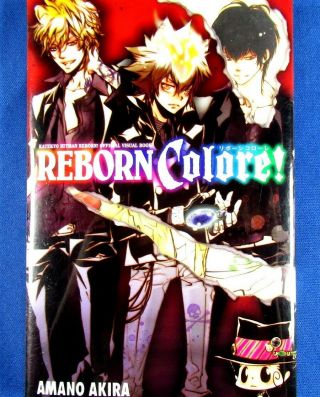 Katekyo Hitman Reborn Official Visual Book " Reborn Colore " /japanese Manga Book