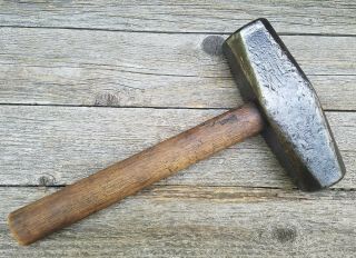 Vintage Atha Tool Co 8 Lb Blacksmithing Hammer Club Hammer Sledge Forging Steel