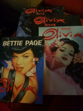 Bettie Page By Olivia Calendars And Book