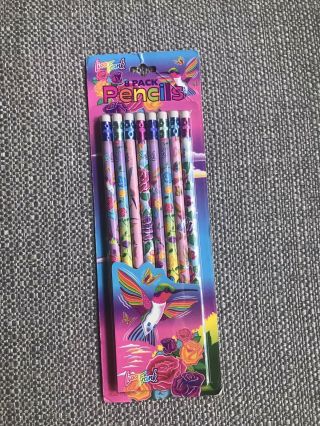 Vintage Lisa Frank 8 Pack Pencils Rainbow Package