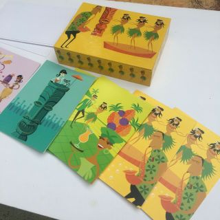Shag 2002 Idee Fixe Tiki Pop Art Boxed Cards Set 7 Cards