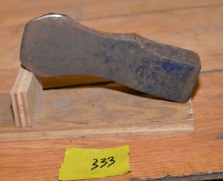 Collectible early axe head trade embossed vintage blacksmith trapping tool 333 2