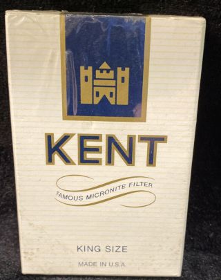 Vintage Pack Of Playing Cards Kent Cigarettes