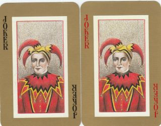 Jokers - W.  D.  & H.  O.  Wills - 2 Single Vintage Swap Playing Cards
