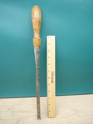 Old Woodworking Tools Vintage Union Hardware Co 1/2 " Firmer Socket Chisel