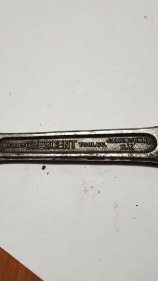Vintage Crescent Tool Co.  8 - 10in.  Double Headed Adjustable Wrench 3