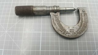 Vintage Brown & Sharpe No.  10 Machinist Micrometer 3