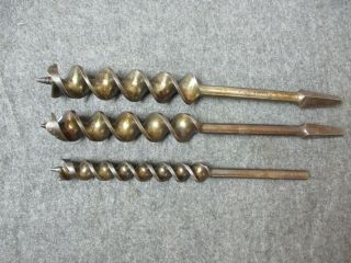 3 - Vintage Russell Jennings Auger Bits