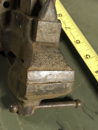 Antique small bench Anvil Vise Jeweler Blacksmith gunsmith clamp tool 1 1/2 Jaws 3