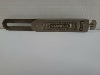 Rare Vintage Stanley No.  18 Adjustable Bevel Gauge - Woodwoorking T - Square