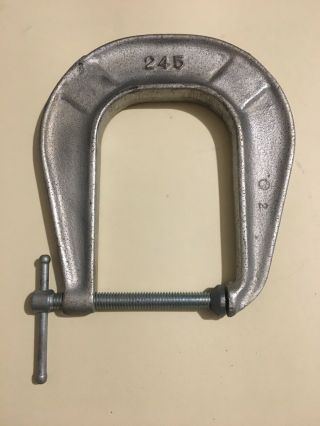 Vintage Pony 245 C - Clamp,  Deep Throat,  Opens 2.  5 ",  Made In Usa