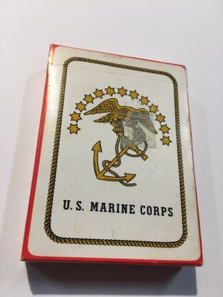 Vintage Military Playing Cards U.  S.  Marine Corps -