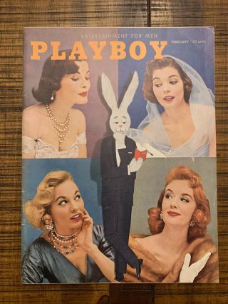 Feb 1956 Playboy Vol.  3 No.  2 Diane Webber Jayne Mansfield Russ Meyer