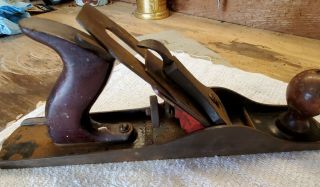 Vintage Craftsman 14 In Wood Plane With Corrugated Sled