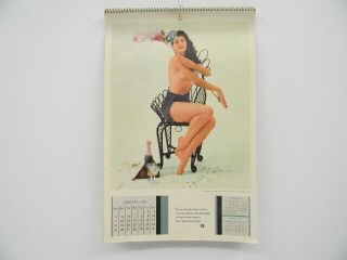 Vintage 1959 Playboy Calendar Pinups Matches 2020 Dates