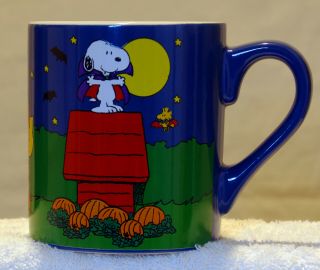 Snoopy Vampire 14oz Ceramic Mug Peanuts Halloween 2020