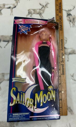 Vintage Irwin Toys Canada 1997 Sailor Moon Wicked Lady Doll Box In Poor Shape