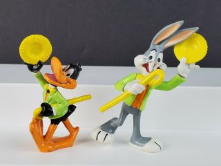 Vintage Applause 1988 Looney Tunes Bugs Bunny Daffy Duck Entertainer Pvc Figure