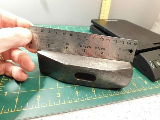 Vtg.  Craftsman 3lb Rounded Straight Peen Blacksmith Hammer 2