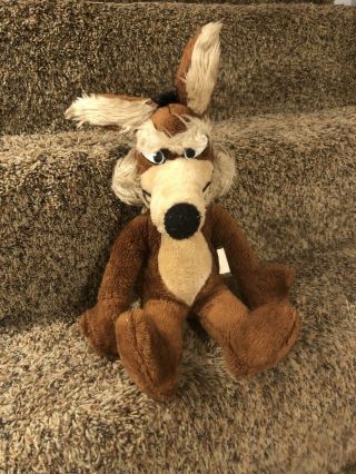 1971 Mighty Star Warner Bros Characters Wile E.  Coyote Plush 17 "