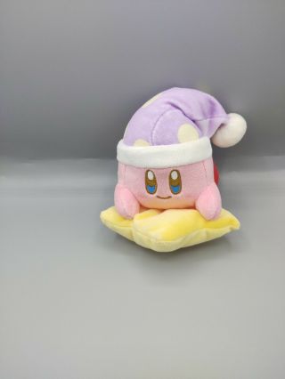 Kirby Dream Land Star Twinkle Night Mascot Kirby Plush Japan - No Tags