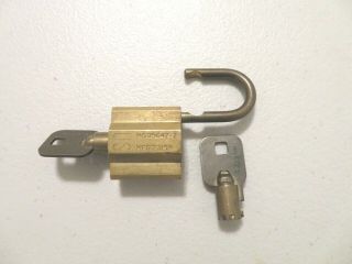 Dynalok Vintage American US Military Solid Brass 2 