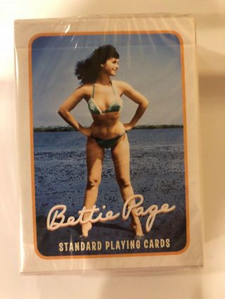 Dark Horse Comics Deluxe Bettie Page Pin - Up Playing Cards Deck Mip 2006