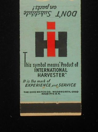 1940s International Harvester Les Jones Implement Co Farm Davenport Ia Scott Co