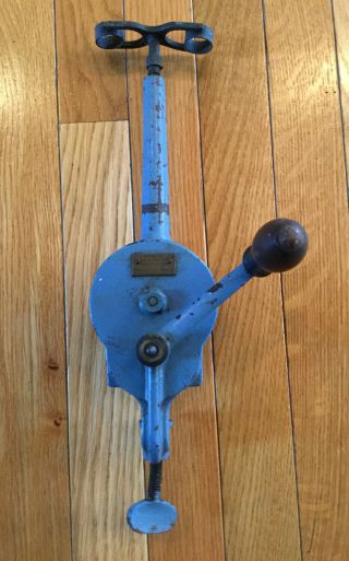 Rare Vintage Metzger Hand Crank Centrifuge Mechanic Tool Model 1227