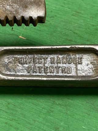Antique H D Smith Perfect Handle Adjustable Wrench Plumbing Mechanic