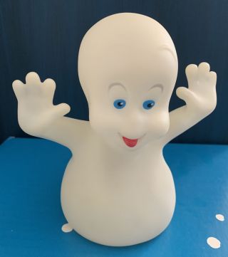 Vintage Casper The Friendly Ghost 1995 Pizza Hut Hand Puppet Figure Toy Glows In