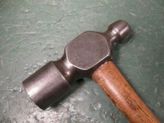 Old Vintage Tools Fine Small Ball Pein Hammer Shape Machining