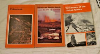 6 Us Geological Survey Books Hawaii Volcanoe/san Andreas Fault/great Salt Lake