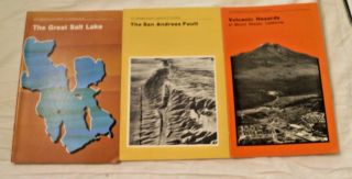 6 US GEOLOGICAL SURVEY BOOKS HAWAII VOLCANOE/SAN ANDREAS FAULT/GREAT SALT LAKE 3