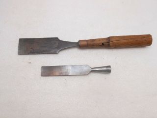 Vintage wood chisels by Greaves & Reliance 2