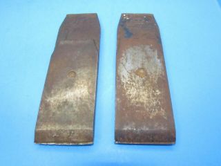 Parts - As - Is 2 - 1/8 " Irons Blades Cutters For Wood Bodied Plane Auburn Ohio Tool
