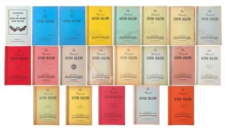 20 Booklets Issues National Button Bulletein 1947 1948 1952 1953 1959 1950s