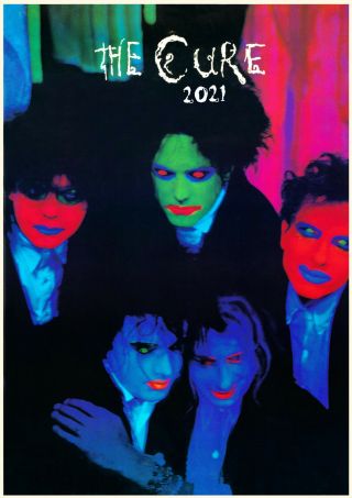 2021 Wall Calendar [12 Pages A4] The Cure Vintage Music Poster Photo M1288