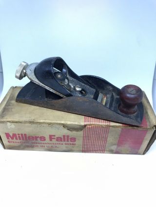 Vintage U.  S.  A.  Millers Falls No.  75 Wood Block Plane Box