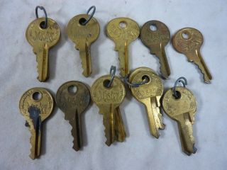 15 Master Lock Co Padlock Brass Keys Lion 3685 3753 3907 A802 2126 Milwaukee Wi