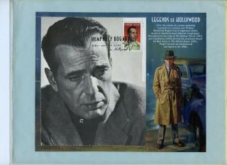 First Day Issue Cancelled Humphrey Bogart Stamp 1997