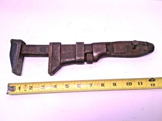 Antique Bemis & Call H&t Co.  Pipe/monkey Wrench All Steel Springfield Mass