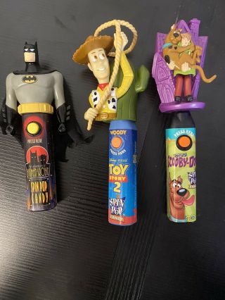 Spinpop Candy,  Toy Story 2,  Scooby - Doo,  Batman,  Cartoon Network,  Disney Pixar